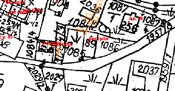Háje nad Jizerou 44280980 na parcele st. 89 v KÚ Dolní Sytová, Katastrální mapa