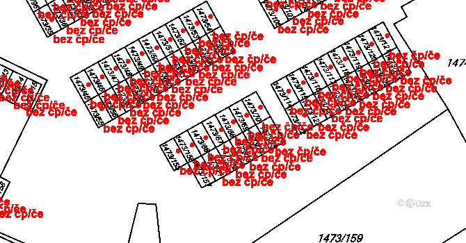 Šluknov 45159980 na parcele st. 1473/68 v KÚ Šluknov, Katastrální mapa