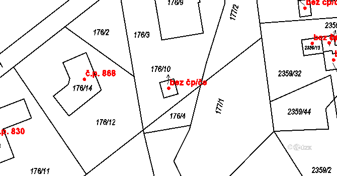 Studénka 46224980 na parcele st. 176/10 v KÚ Butovice, Katastrální mapa