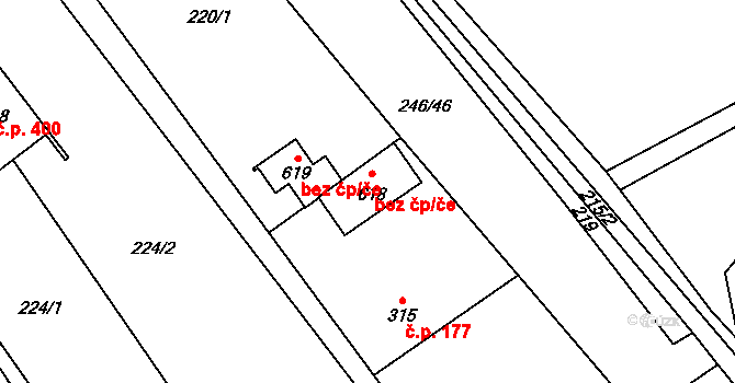 Milíkov 48504980 na parcele st. 618 v KÚ Milíkov u Jablunkova, Katastrální mapa