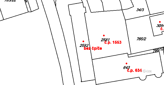 Blansko 545, Katastrální mapa