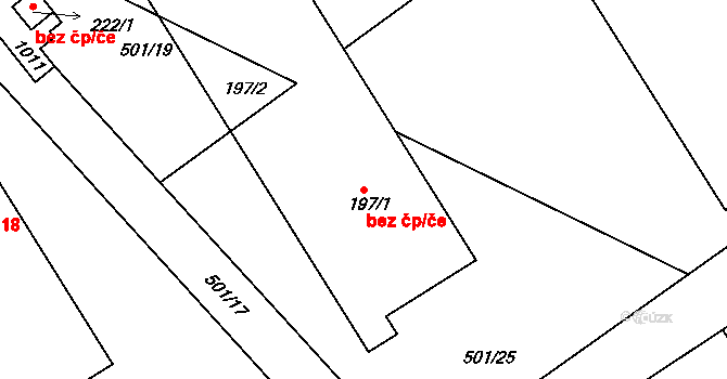 Rychnov nad Kněžnou 44271981 na parcele st. 197/1 v KÚ Lipovka u Rychnova nad Kněžnou, Katastrální mapa