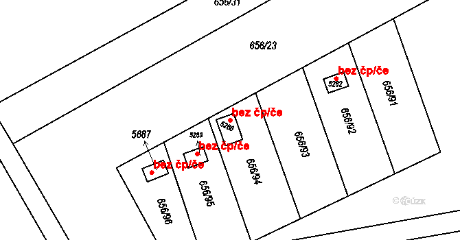 Hranice 44650981 na parcele st. 5266 v KÚ Hranice, Katastrální mapa