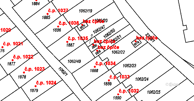 Litomyšl 45998981 na parcele st. 2826 v KÚ Litomyšl, Katastrální mapa