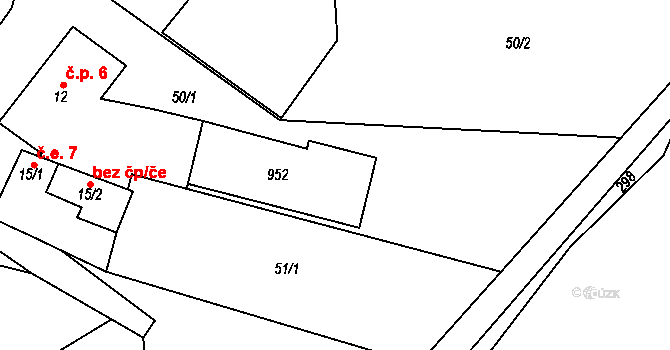 Jimramov 47459981 na parcele st. 14 v KÚ Trhonice, Katastrální mapa