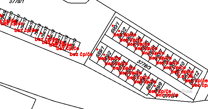Horní Jiřetín 48217981 na parcele st. 689/2 v KÚ Horní Jiřetín, Katastrální mapa