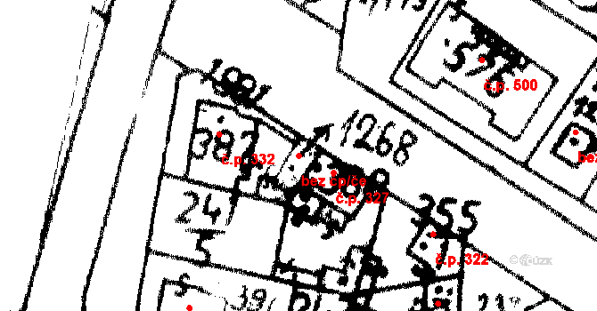 Velvary 89803981 na parcele st. 1268 v KÚ Velvary, Katastrální mapa