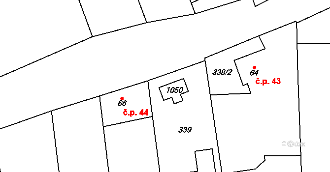 Dražetice 42, Borotice na parcele st. 84 v KÚ Dražetice II, Katastrální mapa
