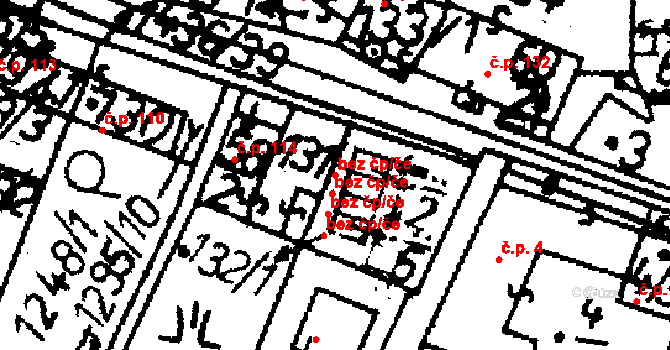 Bernartice 42413982 na parcele st. 132/2 v KÚ Bernartice u Milevska, Katastrální mapa