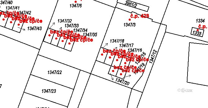 Soběslav 48558982 na parcele st. 1347/18 v KÚ Soběslav, Katastrální mapa