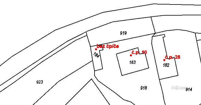 Objekt 118307983, Katastrální mapa
