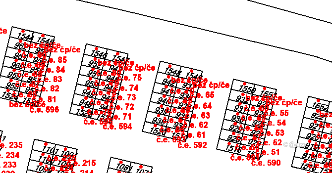 Řetenice 69, Teplice na parcele st. 941 v KÚ Teplice-Řetenice, Katastrální mapa