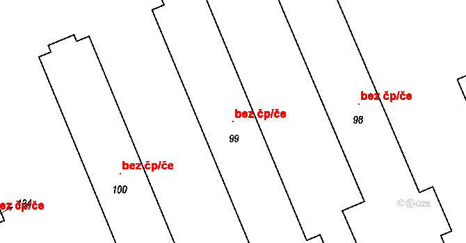 Okrouhlá 42262984 na parcele st. 99 v KÚ Okrouhlá u Chebu, Katastrální mapa