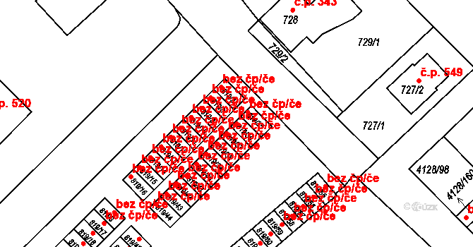 Vysoké Mýto 45537984 na parcele st. 819/36 v KÚ Vysoké Mýto, Katastrální mapa