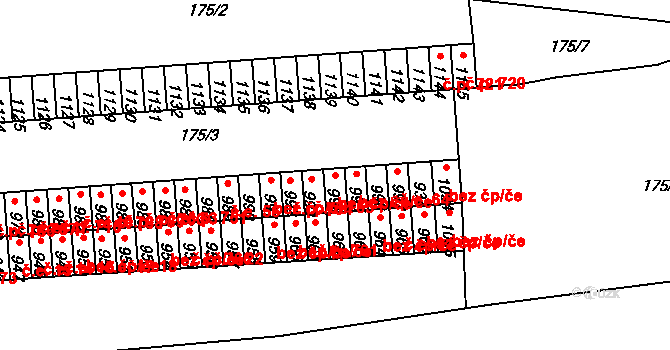 Benešov nad Ploučnicí 47244984 na parcele st. 994 v KÚ Benešov nad Ploučnicí, Katastrální mapa