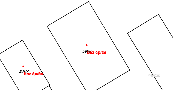 Hranice 49518984 na parcele st. 5908 v KÚ Hranice, Katastrální mapa