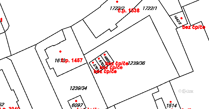 Šumperk 44935986 na parcele st. 4905 v KÚ Šumperk, Katastrální mapa