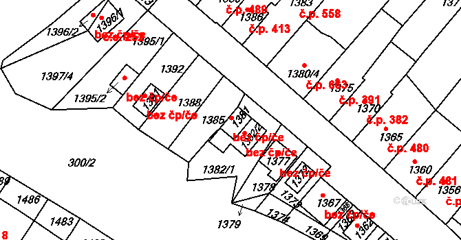 Bosonohy 342, Brno, Katastrální mapa