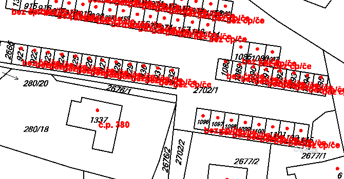 Hroznětín 39670988 na parcele st. 932 v KÚ Hroznětín, Katastrální mapa