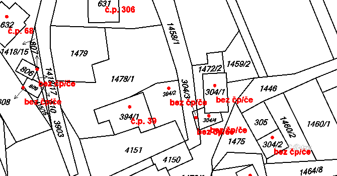 Bukovec 40172988 na parcele st. 394/2 v KÚ Bukovec u Jablunkova, Katastrální mapa