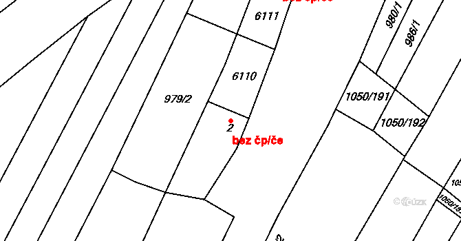 Polešovice 40635988 na parcele st. 2 v KÚ Polešovice, Katastrální mapa