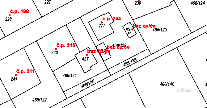 Broumy 50384988 na parcele st. 473 v KÚ Broumy, Katastrální mapa