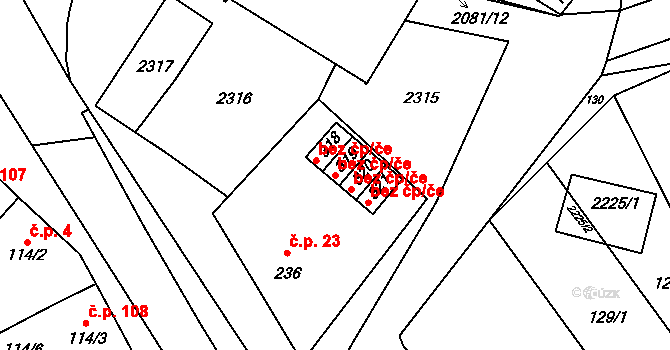 Pačlavice 88611990 na parcele st. 319 v KÚ Pačlavice, Katastrální mapa