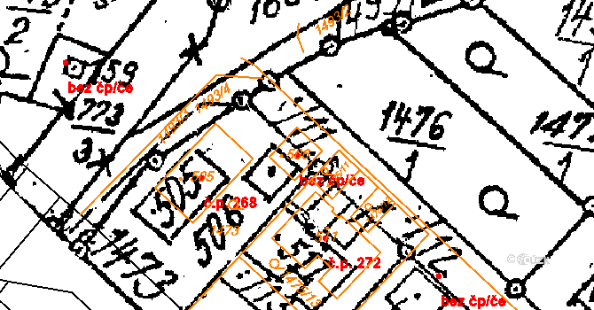 Šebetov 90629990 na parcele st. 506 v KÚ Šebetov, Katastrální mapa
