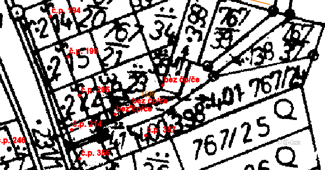 Bernartice 39946991 na parcele st. 399 v KÚ Bernartice u Milevska, Katastrální mapa
