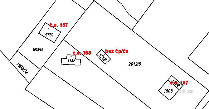 Rožnov pod Radhoštěm 104539992 na parcele st. 5258 v KÚ Rožnov pod Radhoštěm, Katastrální mapa