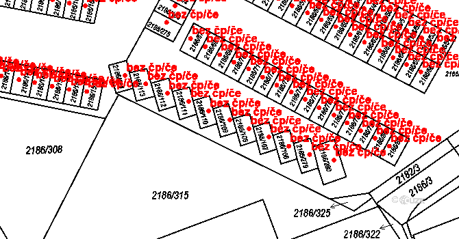 Dobruška 38473992 na parcele st. 2186/109 v KÚ Dobruška, Katastrální mapa