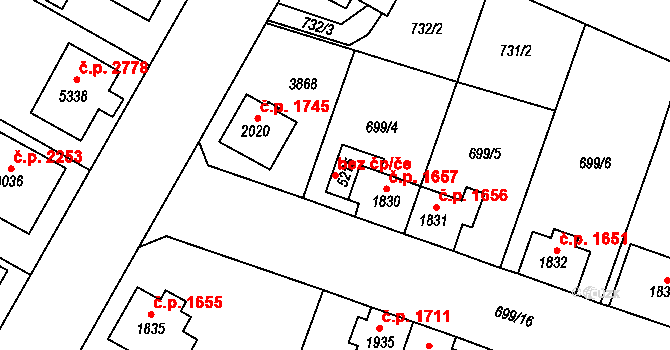 Dvůr Králové nad Labem 38988992 na parcele st. 5215 v KÚ Dvůr Králové nad Labem, Katastrální mapa
