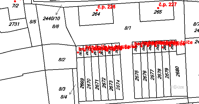 Bechlín 41718992 na parcele st. 267/4 v KÚ Bechlín, Katastrální mapa