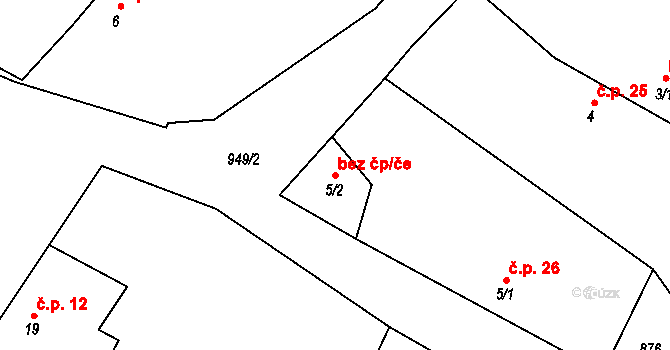 Bavorov 42169992 na parcele st. 5/2 v KÚ Svinětice, Katastrální mapa