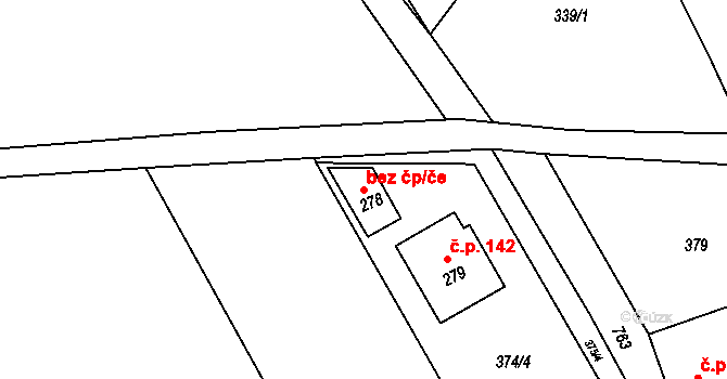 Bohutín 44426992 na parcele st. 278 v KÚ Bohutín, Katastrální mapa