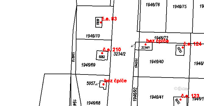Beroun-Závodí 210, Beroun na parcele st. 6082 v KÚ Beroun, Katastrální mapa