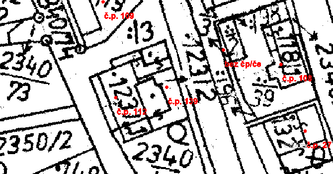 Těmice 139 na parcele st. 123/2 v KÚ Těmice u Kamenice nad Lipou, Katastrální mapa