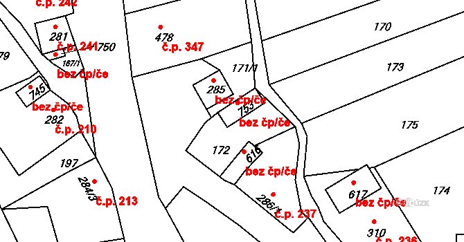 Bečov nad Teplou 39647994 na parcele st. 753 v KÚ Bečov nad Teplou, Katastrální mapa