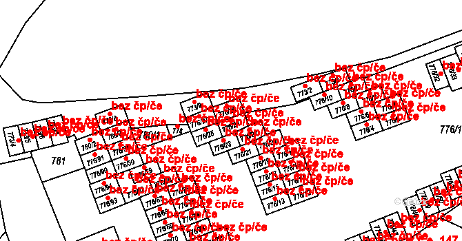 Jemnice 43369995 na parcele st. 776/24 v KÚ Jemnice, Katastrální mapa