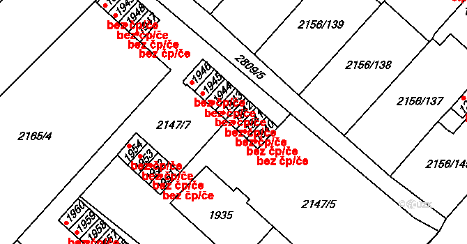 Choceň 50109995 na parcele st. 1942 v KÚ Choceň, Katastrální mapa
