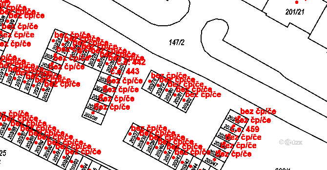 Tachov 44072996 na parcele st. 203/79 v KÚ Tachov, Katastrální mapa