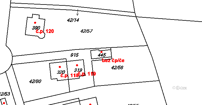 Objekt 94600996, Katastrální mapa