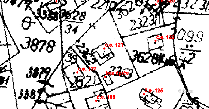 Byšičky 121, Lysá nad Labem na parcele st. 2362 v KÚ Lysá nad Labem, Katastrální mapa