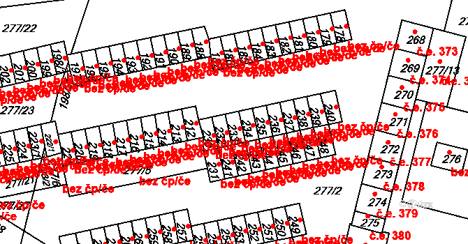 Chlumec 38816997 na parcele st. 233 v KÚ Chlumec u Chabařovic, Katastrální mapa
