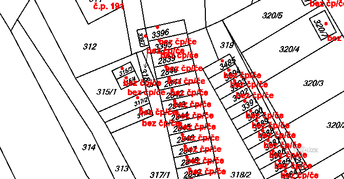 Třinec 40215997 na parcele st. 2842 v KÚ Lyžbice, Katastrální mapa