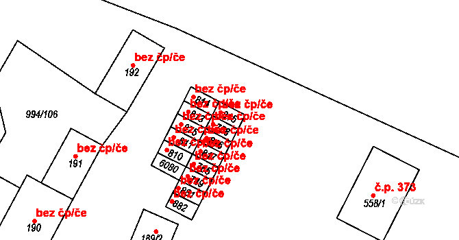 Jevišovice 50317997 na parcele st. 815 v KÚ Jevišovice, Katastrální mapa