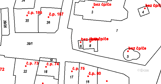 Stonařov 44523998 na parcele st. 6 v KÚ Stonařov, Katastrální mapa
