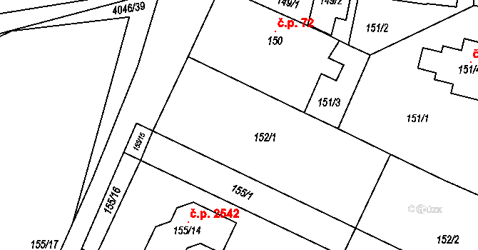 Horní Počernice 3220, Praha 1, Katastrální mapa