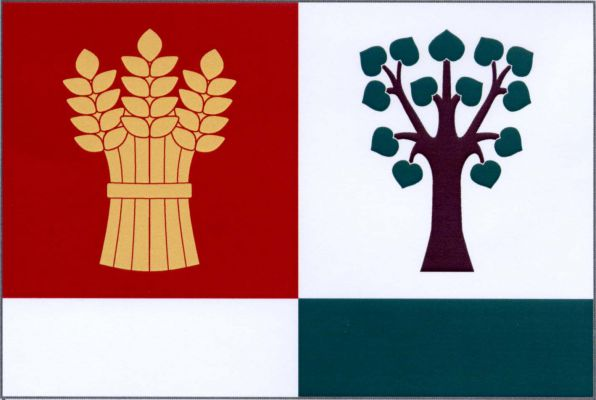 Bařice-Velké Těšany - vlajka