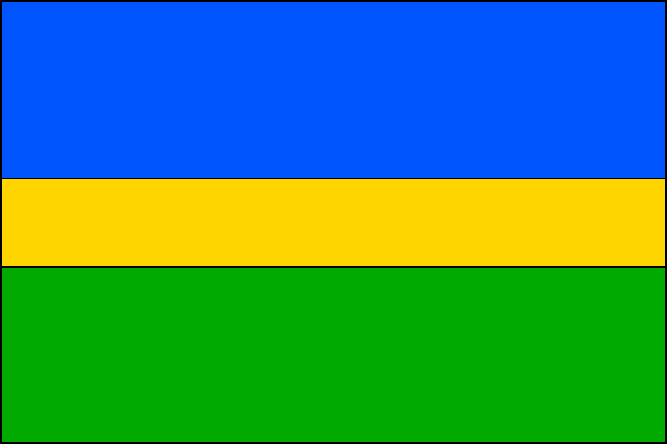 Blízkov - vlajka
